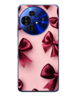 Чохол для TCL 50 Pro NxtPaper з картинкою «Бордовий атлас»