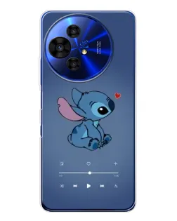 Чохол для TCL 50 Pro NxtPaper з картинкою «Музичний Stitch»