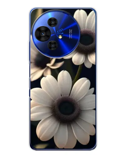 Чохол для TCL 50 Pro NxtPaper з картинкою «Білі маргаритки макро» Чохол для TCL 50 Pro NxtPaper з картинкою «Білі маргаритки макро»