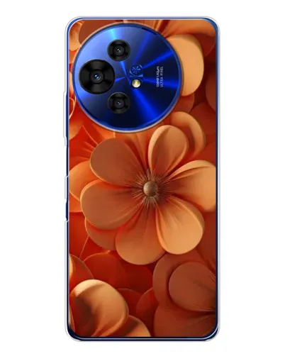 Чохол для TCL 50 Pro NxtPaper з картинкою «Помаранчева макро квітка» Чохол для TCL 50 Pro NxtPaper з картинкою «Помаранчева макро квітка»