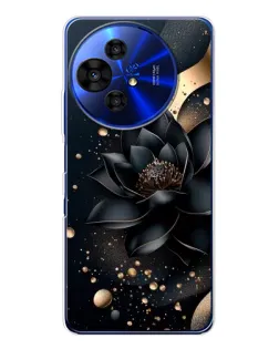 Чохол для TCL 50 Pro NxtPaper з картинкою «Чорний лотос» Чохол для TCL 50 Pro NxtPaper з картинкою «Чорний лотос»
