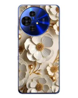 Чохол для TCL 50 Pro NxtPaper з картинкою «Білі паперові квіти» Чохол для TCL 50 Pro NxtPaper з картинкою «Білі паперові квіти»