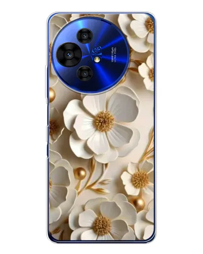 Чохол для TCL 50 Pro NxtPaper з картинкою «Білі паперові квіти» Чохол для TCL 50 Pro NxtPaper з картинкою «Білі паперові квіти»