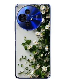 Чохол для TCL 50 Pro NxtPaper з картинкою «Гілка дрібних білих квітів» Чохол для TCL 50 Pro NxtPaper з картинкою «Гілка дрібних білих квітів»