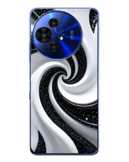 Чохол для TCL 50 Pro NxtPaper з картинкою «Чорно-біла спіраль» Чохол для TCL 50 Pro NxtPaper з картинкою «Чорно-біла спіраль»