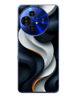 Чохол для TCL 50 Pro NxtPaper з картинкою «Об'ємні чорно-білі стрічки» Чохол для TCL 50 Pro NxtPaper з картинкою «Об'ємні чорно-білі стрічки»