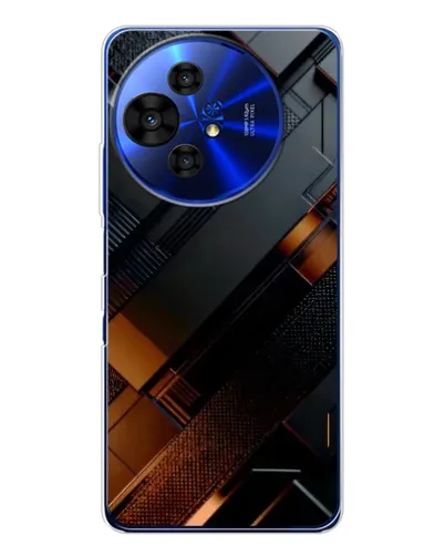 Чохол для TCL 50 Pro NxtPaper з картинкою «Чорні геометричні блоки» Чохол для TCL 50 Pro NxtPaper з картинкою «Чорні геометричні блоки»