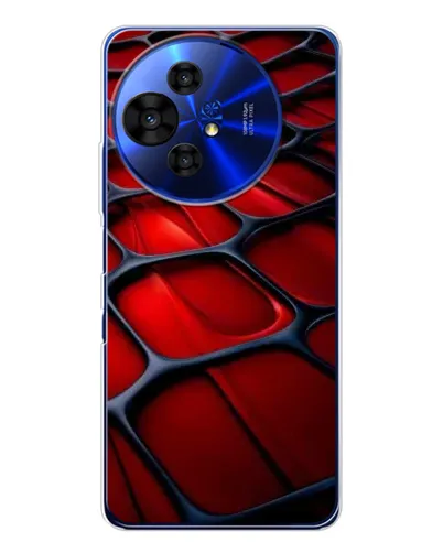 Чохол для TCL 50 Pro NxtPaper з картинкою «Червона глянцева сітка» Чохол для TCL 50 Pro NxtPaper з картинкою «Червона глянцева сітка»