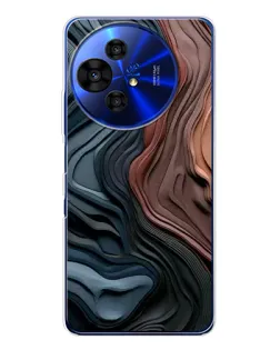 Чохол для TCL 50 Pro NxtPaper з картинкою «Кольорові хвилі каньйону»