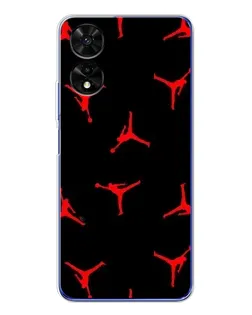 Чехол для TCL 505 с картинкой «Jordan Red Pattern»