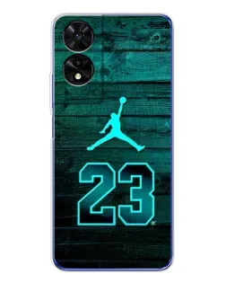 Чохол для TCL 505 з картинкою «Jordan Cyan 23»