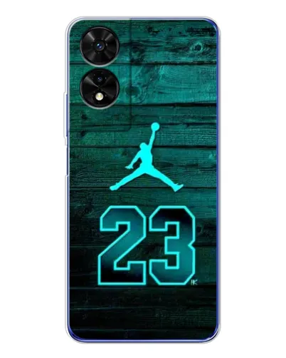 Чохол для TCL 505 з картинкою «Jordan Cyan 23»