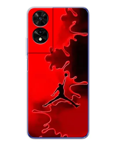 Чохол для TCL 505 з картинкою «Jordan Red Smoke»