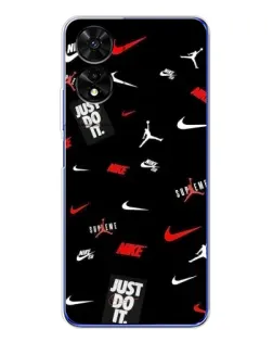 Чохол для TCL 505 з картинкою «Nike Mix Pattern»