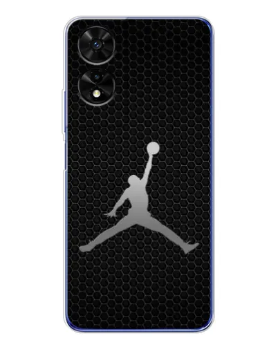 Чохол для TCL 505 з картинкою «Jordan Dark Carbon»