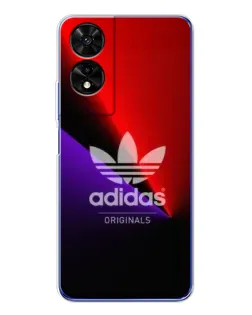 Чехол для TCL 505 с картинкой «Adidas Red Neon»
