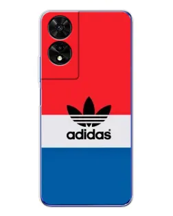 Чехол для TCL 505 с картинкой «Ретро блоки Adidas»