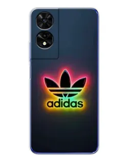 Чехол для TCL 505 с картинкой «Неоновый Adidas»