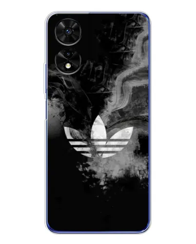 Чехол для TCL 505 с картинкой «Абстрактный дым Adidas»