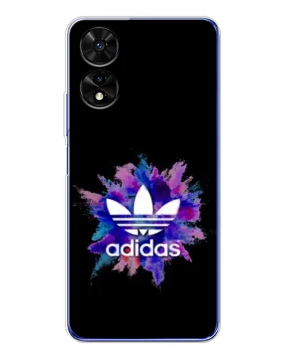 Чехол для TCL 505 с картинкой «Взрыв красок Adidas»