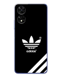Чехол для TCL 505 с картинкой «Adidas с диагональными полосами»