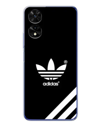 Чехол для TCL 505 с картинкой «Adidas с диагональными полосами»