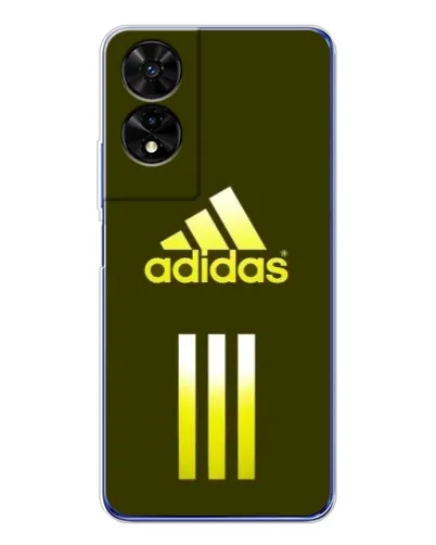 Чехол для TCL 505 с картинкой «Оливковый градиент Adidas»