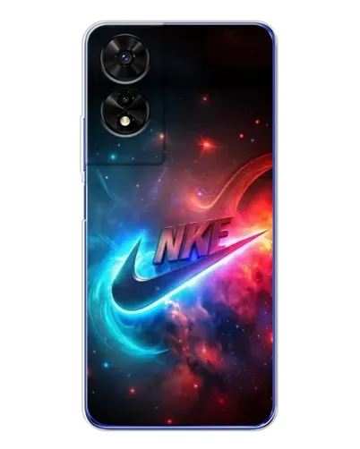 Чехол для TCL 505 с картинкой «Огненный логотип Nike» Чехол для TCL 505 с картинкой «Огненный логотип Nike»