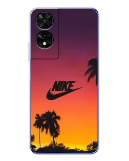 Чехол для TCL 505 с картинкой «Nike на закате солнца»