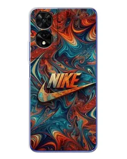 Чехол для TCL 505 с картинкой «Nike в абстракции»