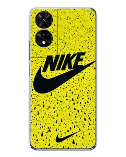 Чехол для TCL 505 с картинкой «Желтый текстурный Nike» Чехол для TCL 505 с картинкой «Желтый текстурный Nike»