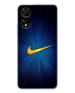 Чохол для TCL 505 з картинкою «Синій пульс Nike»