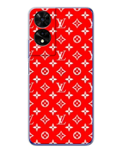 Чехол для TCL 505 с картинкой «Яркий паттерн LV»