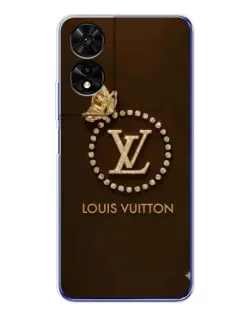 Чехол для TCL 505 с картинкой «LV — золотая печать»