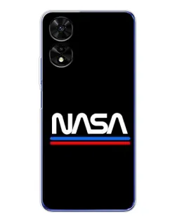 Чехол для TCL 505 с картинкой «NASA — классика Red Blue»