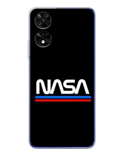 Чехол для TCL 505 с картинкой «NASA — классика Red Blue»