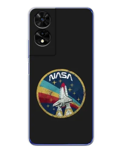Чехол для TCL 505 с картинкой «NASA — эмблема миссии»