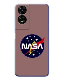 Чехол для TCL 505 с картинкой «NASA — ретро космос»