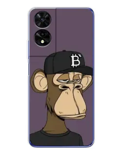 Чохол для TCL 505 з картинкою «Bored Ape в кепці»