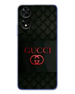 Чехол для TCL 505 с картинкой «Gucci — стеганый черный»
