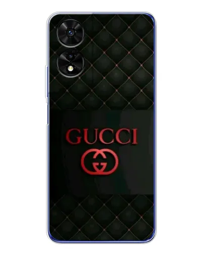 Чехол для TCL 505 с картинкой «Gucci — стеганый черный»