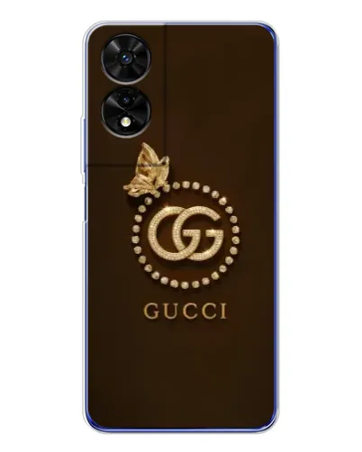 Чехол для TCL 505 с картинкой «Gucci — золотая бабочка»