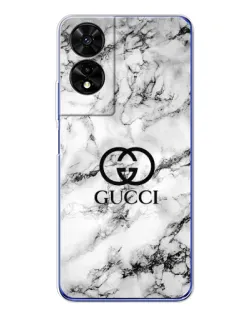 Чехол для TCL 505 с картинкой «Gucci — мраморный шик»
