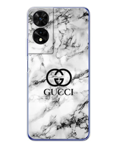Чехол для TCL 505 с картинкой «Gucci — мраморный шик»