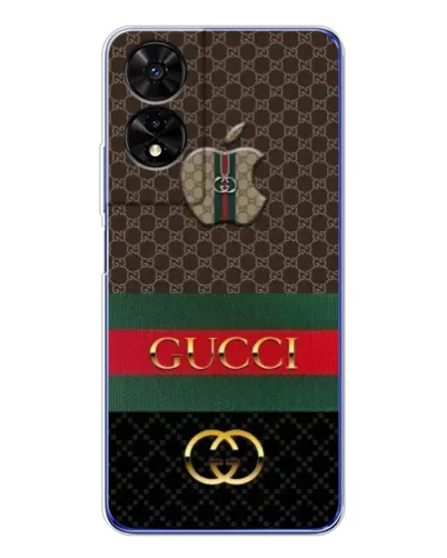 Чехол для TCL 505 с картинкой «Gucci — брендированный десерт»