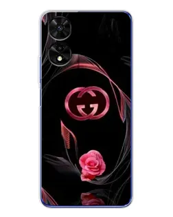 Чехол для TCL 505 с картинкой «Gucci — неоновая роза»