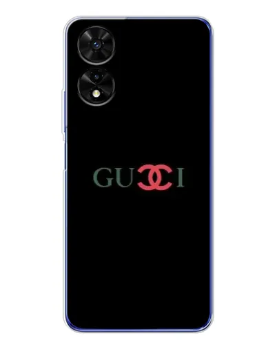 Чехол для TCL 505 с картинкой «Gucci — красный градиент»