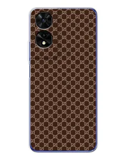 Чехол для TCL 505 с картинкой «Gucci — шоколадная сетка»