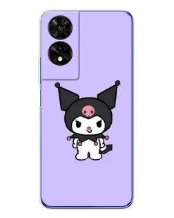 Чехол для TCL 505 с картинкой «Kuromi — нежный фиолетовый»