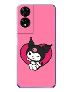 Чехол для TCL 505 с картинкой «Kuromi — любовь в сердце»